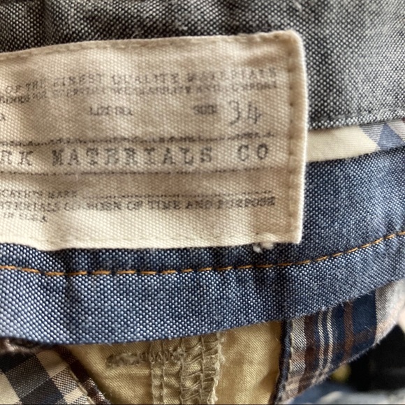 Khaki Chino Shorts Size 34 - Picture 2 of 3